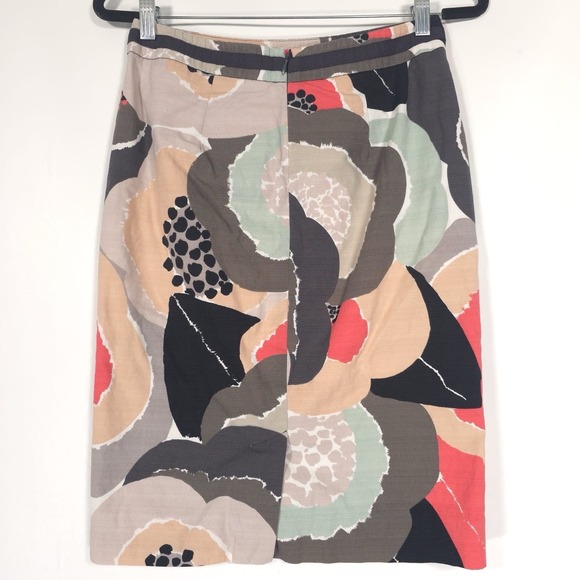 Boden Pencil Skirt US 6R Women's Floral Lined 100% Cotton W6439 - Picture 7 of 12